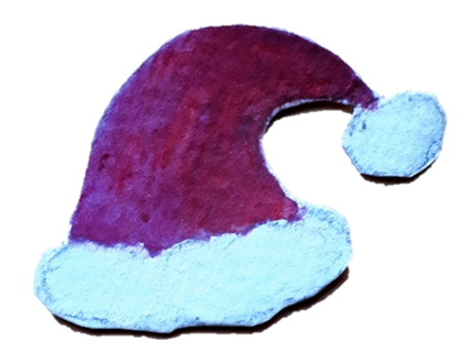 Nikolausmütze Aquarellzeichnung